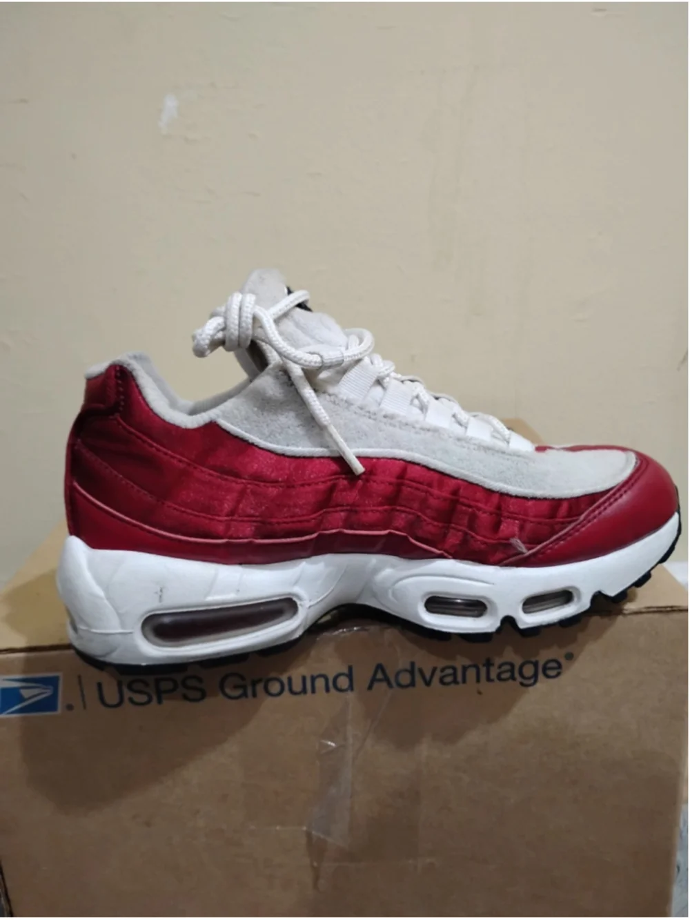 2018 Nike Air Max 95 LX Red Crush Womens Size 6.5 Sneakers AA1103 601